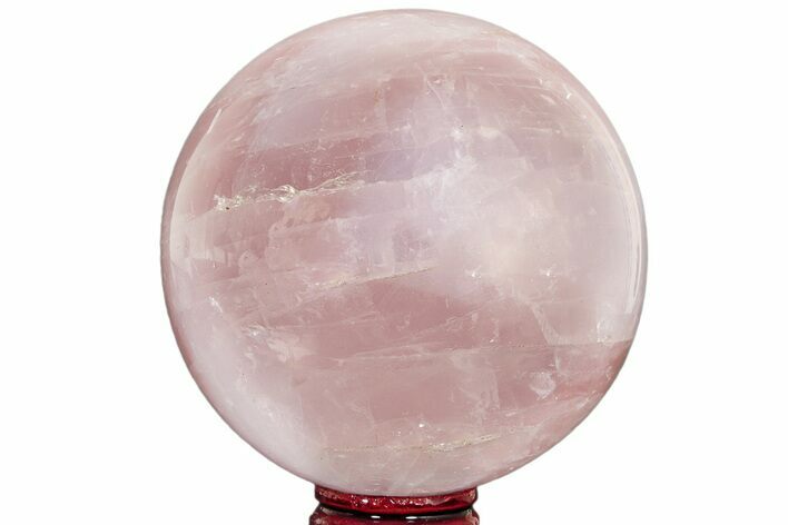 Polished Rose Quartz Sphere - Madagascar #210238